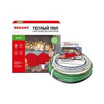 Теплый пол REXANT Slim RNB -30-550 (550Вт/30м/ S обогрева, м2: 2,5-3,6) (двухжильный) Теплый пол REXANT Slim RNB -30-550 (550Вт/30м/ S обогрева, м2: 2,5-3,6) (двухжильный)