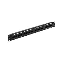 Панель коммутационная 19", 1U, 24 порта, UTP, RJ-45, CAT 5e REXANT Панель коммутационная 19", 1U, 24 порта, UTP, RJ-45, CAT 5e REXANT