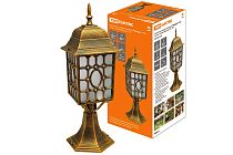 Светильник садово-парковый "Беседка" 60 Вт, стойка, матовое/бронза, Е27,  TDM