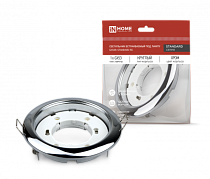 Светильник встраиваемый GX53R-standard RC металл под лампу GX53 230В хром IN HOME