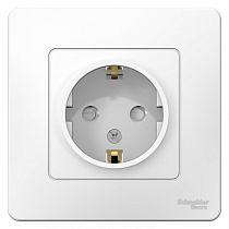 Blanca скрытая установка Белый Розетка с заземлением со шторками, 16А Systeme Electric (Schneider Electric) Blanca скрытая установка Белый Розетка с заземлением со шторками, 16А Systeme Electric (Schneider Electric)