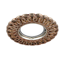 Светильник Gauss Antique CA043 Круг. Золото/Черный Gu5.3 1/40