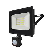 Прожектор светодиодный ТМ IONICH IFLSLED-DOB-ДД-30-865-BL-IP65 с инфракрасным датчиком движения