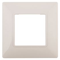 Рамка для выключателей и розеток одиночная ЭРА Elegance 14-5001-02 пластик слоновая кость