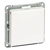 Wessen 59 Aqua Белый Розетка с заземлением  с крышкой со шторками IP44 (в сборе с рамкой) Systeme Electric (Schneider Electric)