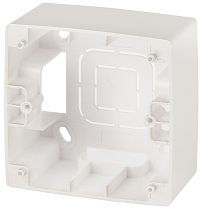 Коробка ЭРА 12 12-6101-15 для накладного монтажа механизмов перламутр одинарная