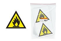 Знак 150х150мм "Пожароопасно"  TDM