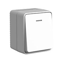 AtlasDesign Profi IP54 О/У 1-клавишный ВЫКЛЮЧАТЕЛЬ с подсветкой 10 АХ, СЕРЫЙ Systeme Electric (Schneider Electric)
