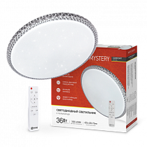 Светильник светодиодный COMFORT MYSTERY 36Вт 230В 3000-6500K 2900Лм 400x70мм с пультом ДУ IN HOME