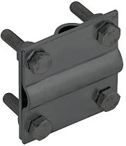 Зажим крестообразный полоса/пруток-полоса/пруток 30/8мм оцинкованная сталь TD IEK