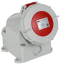 Розетка стационарная ССИ-1152 16А-6ч 380В 3P+PE+N IP67 IEK