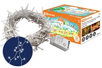 Гирлянда новогодняя  светодиодная, СГ 200 Б, 220 В, белая, 10 м, 8 режимов   TDM