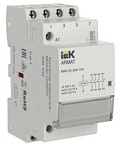 ARMAT Контактор модульный KMR 25А 24В AC/DC 3НО 1НЗ IEK ARMAT Контактор модульный KMR 25А 24В AC/DC 3НО 1НЗ IEK