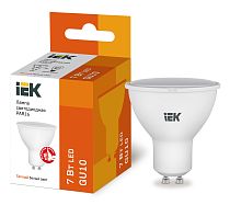 Лампа светодиодная PAR16 софит 7Вт 230В 3000К GU10  IEK