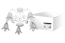 Люстра НCБ-12-04-5х40 «Адель» белый 5х40Вт E14  TDM