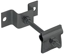 Держатель-зажим соединительный проводника круглого 6-10мм опорный L=100мм оцинкованная сталь TD IEK