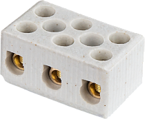 Колодка зажимная винтовая керамическая КЗВ NTB-HCR-3-41/WH (уп.20шт) Navigator