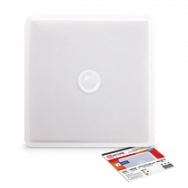 Светильник светодиодный СПБ-2Д-КВАДРАТ 24Вт 230В 4000К 1700Лм 270мм с датчиком белый IN HOME