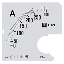 Шкала сменная для A961 250/5А-1,5 EKF PROxima Шкала сменная для A961 250/5А-1,5 EKF PROxima