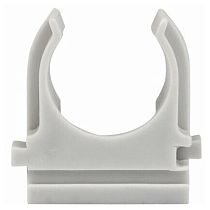 Крепеж-клипса для труб d32 мм цвет серый (упак. 100 шт)