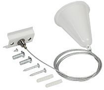 LIGHTING Комплект подвеса для шинопровода с тросом 1,5м белый  IEK
