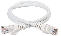 ITK Коммутационный шнур кат. 6 UTP LSZH 5м белый IEK