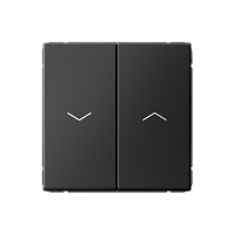 ArtGallery Базальт Выключатель двухклавишный,для жалюзи, 2х сх.4, 10А, механизм Systeme Electric (Schneider Electric)