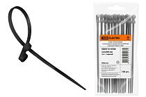 Хомут нейлоновый с монтажным отверстием 4,3х200 мм (черный) (100шт)  TDM