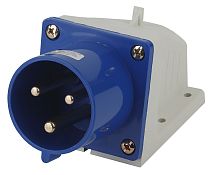 Вилка стационарная ЭРА 523 2Р+РЕ 32А  220В IP44