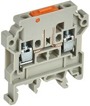 Колодка клеммная CTS-DT измерительная с ножевым размыкателем 4мм2 серая  IEK