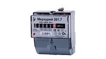 Счетчик электроэнергии Меркурий 201.7 однофазный однотарифный, 5(60), класс точности 1.0, D, ЭМОУ Инкотекс