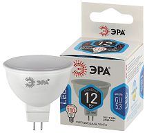 Лампа светодиодная ЭРА STD LED MR16-12W-840-GU5.3 софит нейтральный белый свет