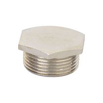 Заглушка M25x1,5, никелированная латунь DKC