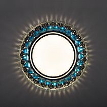 Светильник встраиваемый General GCL-GX53-H38-BL Бирюза