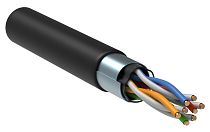 ITK Витая пара F/UTP кат.5E 4х2х24AWG LDPE черный (305м) IEK