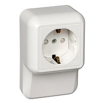 Одноклавишная плинтусная розетка Blanca открытой установки, белая, с монтажной пластиной, с заземлением и со шторками, 16А, Schneider Electric RA16-003-2M-B Systeme Electric (Schneider Electric) Одноклавишная плинтусная розетка Blanca открытой установки, белая, с монтажной пластиной, с заземлением и со шторками, 16А, Schneider Electric RA16-003-2M-B Systeme Electric (Schneider Electric)