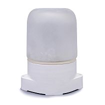 Светильник для сауны НПБ-400 КСС-002 230В 60Вт белый пластик General GCF-SNP-60-E27-IP65-W