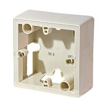 VALENA Коробка для накладного монтажа 1-местная слоновая кость