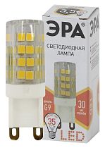 Лампа светодиодная ЭРА STD LED JCD-3,5W-CER-827-G9 G9 3,5Вт керамика капсула теплый белый свет Лампа светодиодная ЭРА STD LED JCD-3,5W-CER-827-G9 G9 3,5Вт керамика капсула теплый белый свет