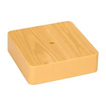 Коробка разветвительная KMP-030-032 (100х100х28)  светлое дерево EKF PROxima