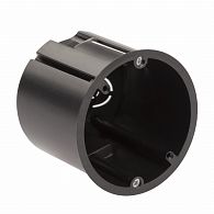 Коробка монтажная IP20 ЭРА D73x73мм, для полых стен, саморезы, мет. лапки (чёрный) Коробка монтажная IP20 ЭРА D73x73мм, для полых стен, саморезы, мет. лапки (чёрный)