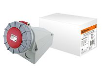 Розетка наружной установки IP67 63А 3Р+РЕ+N 380В  TDM