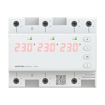 Реле напряжения для трехфазной и однофазной нагрузки Welrok D6-63 red Реле напряжения для трехфазной и однофазной нагрузки Welrok D6-63 red