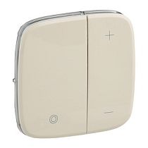 Панель лицевая для кнопочного светорегулятора слоновая кость Valena ALLURE Legrand
