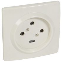 Розетка силовая 3К+З 20А Legrand