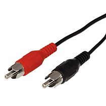 Шнур 2 RCA - 2 RCA, 3м, черный REXANT