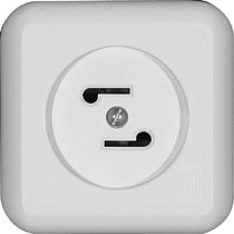 BLANCA О/У РОЗЕТКА РАДИО 30В 50-10000Гц,БЕЛЫЙ,опт.уп.Россия