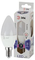Лампа светодиодная ЭРА STD LED B35-7W-860-E14 свеча холодный дневной свет