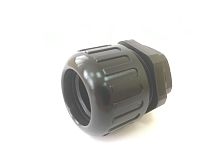 Муфта вводная усиленная (IP68) для гофрированных труб черная ВМУ-ГТ-25 (М25) Промрукав Муфта вводная усиленная (IP68) для гофрированных труб черная ВМУ-ГТ-25 (М25) Промрукав