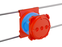 Универсальная установочная коробка для заливки в бетон, 90х71x74мм DKC